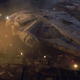 Lando’s ship is about to go for a ride.
